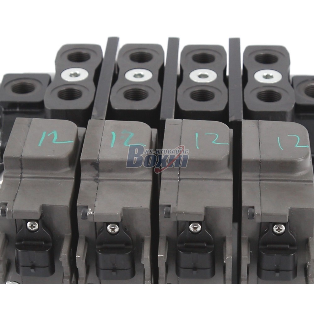High Performance SD8EMA-4OT 4 Spool Sectional Valve with Electric Motor Control detail image